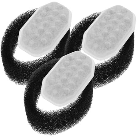 BESPORTBLE Élément De Distributeur d'eau pour Animaux De Compagnie 3 Pièces Fontaine d'eau pour Chat Distributeur d'eau pour Chat Fontaine d'eau pour Chien Coquille De