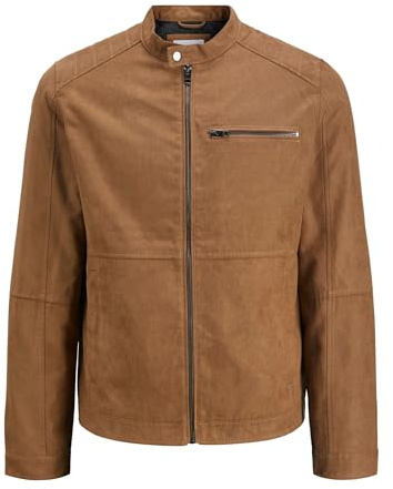 JACK & JONES Male Kunstlederjacke Kunstlederjacke