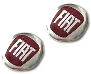 2 adesivi con logo 14 mm di diametro per auto Fiat, per chiavi, telecomando, ecc. Adesivi con logo (14 mm, 2 pezzi, v2)