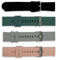 Kendox LifeTracker Ersatzarmbänder 4er-Set – Austauschbare Silikonarmbänder in Grau, Rosa, Grün & Schwarz – Zubehör LifeTracker Smartwatch