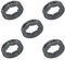 LALAL Confezione da 5 pignoni da 3/8-7 STD 22mm ID for motoseghe Husqvarna Homelite Echo