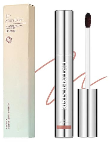 Peel Off Lip Liner, Waterproof Long Lasting Lip Stain Peel Off, Effortless Liquid Peel-Off Lip Stick, Transfer Proof Lip Liner Stain, Highly Pigmented Color Lip Tint Peel Off Makeup (Brick Red)