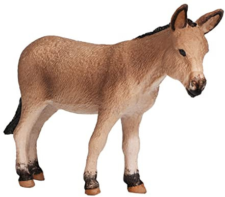 BESPORTBLE Stehendes Eselmodell aus Hochwertigem Realistische Eselstatue für Miniatur Dekoration für Zuhause und Garten für