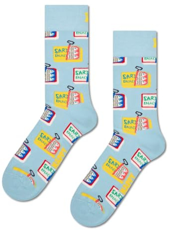 Happy Socks Ozean-, Strand- & Meerestier-Crew-Socken für Herren und Damen, 36-40 & 41-46