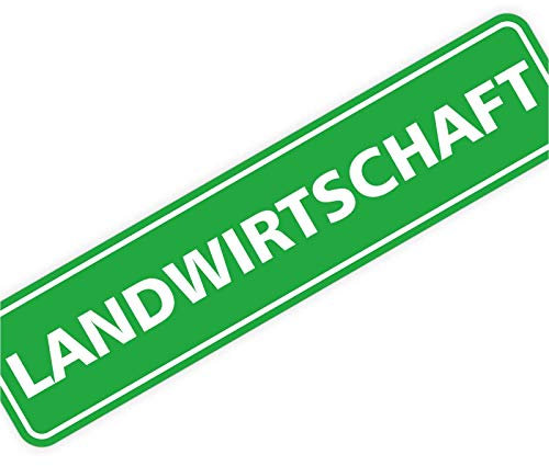 Magnetschild Landwirtschaft Magnettafel Schild 300x70 mm 0,9 mm stark haftend runde Kanten