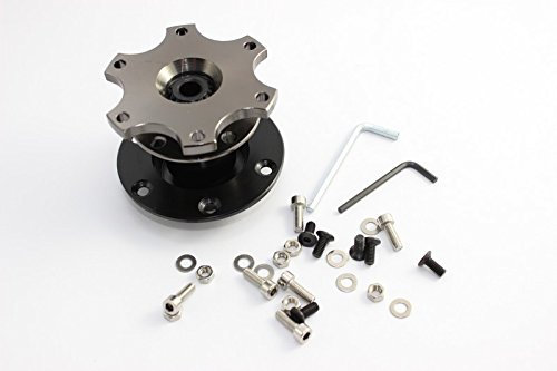 streetandtrack Snap Off Quick Release Lenkrad Schnellverschluss Momo Sparco OMP Sportlenkrad-Titanium