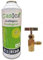 REPORSHOP - 1 Bouteille à gaz écologique D2 226G + Valve de substitut R12, R134A Freeze Organic