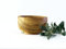 Lot de 4 bols de service en bois d'olivier, Lot de bols en bois faits à la main pour un assortiment de fruits, bols à collation en bois de style rustique, taille 10 cm