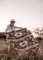 Peel Forest Azteken-Bohemien-Decke für Couch Überwürfe,Picknick, Stranddecke Navajo,Geometrisch,Überwurf, Wohnmobil,Rot 50X60