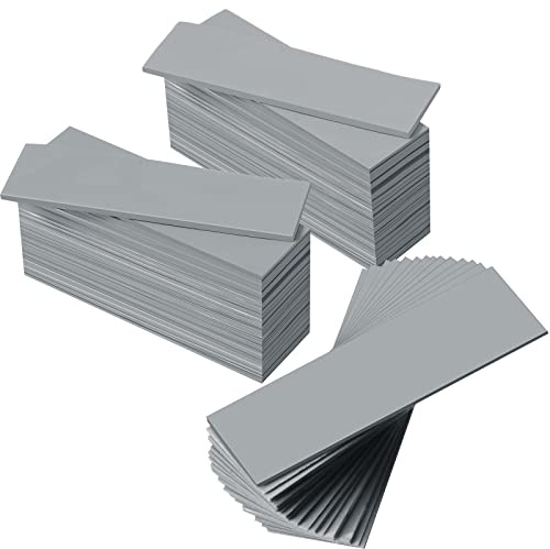 Outus 30 Pieces 2.6 x 0.8 x0.1 Inch Silicone Thermal Pad Reusable CPU SSD Thermal Conductive Silicone Pad Each Thick for Gpu Heatsink CPU Chip Heat Conduction or LED Heat Conduction(Dark Gray)