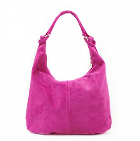 clicktostyle Suede Leather Smart Hobo Handbag Women Casual Travel Workwear Shoulder Bag VP145
