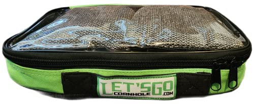 Patch Pouch Green Cornhole Single Set Case Insert