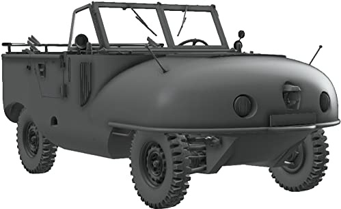 Das Werk DW35012 Schwimmwagen Trippel SG 6/38-1:35 Modellbausatz - Amphibienfahrzeug Wehrmacht mit Inneneinrichtung - Ungebaut
