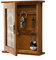 soobu Wandmontierter Schlüsselkasten, Lichtbeständiger Schlüsselschrank aus Holz für Zuhause (braun)