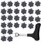 Puntas de Golf Universales - 25 Piezas Tacos Fáciles de Cambiar + 1 Llave de Punta para Zapatos - Practical Golf Spikes for Golfers