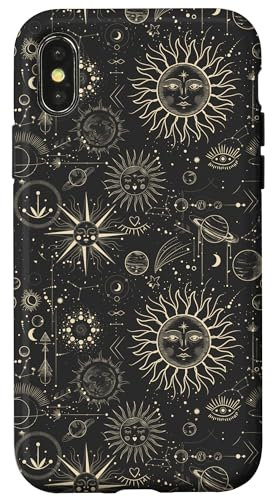 Moon Phase Stars Case for iPhone X/XS