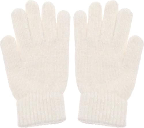 *** Handschuhe extra weicher Wolle - Klassiker - Weiß - Van Heble® ***