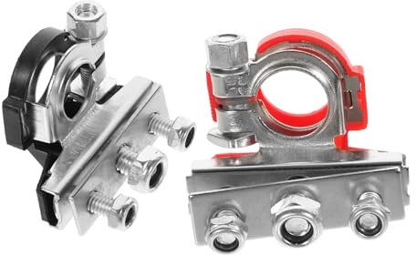 TINEASUR Top Battery Terminal Connectors 3-way Battery Cable Clamp Quick Release Car Battery Charger Clamps