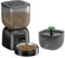 PUPPY KITTY Distributeur Croquettes Chat Automatique et Fontaine à Eau Chat Combo, Autonomie de la Batterie jusqu'à 180 Jours, Enregistrement Vocal 10S, 3L Distributeur Croquettes et 2L Fontaine