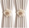 WJWINER 2 Pièces Embrasse pour Rideaux, Embrasses à Rideaux, Crochet Rideau, Attache Rideaux Fenetre Pince pour Rideaux en Forme de Petite Fleur pour Rideaux, pour Décoration de Maison