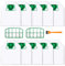 10 Kit Sacchetto per Sacchetti Folletto VK200 VK200s FP200 Aspirapolvere, Con 2 HEPA Filtri &1 Piccola Spazzola per La Pulizia, Per Vorwerk Folletto Ricambi Folletto