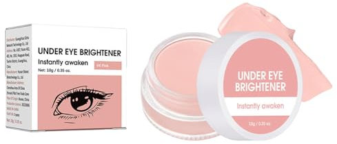 Under Eye Brightener, Augenpflege Concealer, Wasserfest & Langanhaltend Unteraugen Farbkorrektor, Sofortige Augenring-Korrektur & Schimmer-Effekt, Feuchtigkeitsspendend, Natürlich (4#, 1)