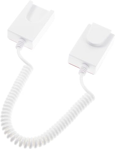 DOITOOL Universal Remote Control Tether and Holder Self-adhesive Square Hook Retractable Security Cable Leash for Tv Remote Suitable for Home and Office