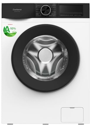 Corberó - Lavadora Carga Frontal | CLT80514VIN | 8 Kg | 1400 RPM | Inverter | 16 Programas | Vapor | Antialérgica | Inicio Diferido | Blanco