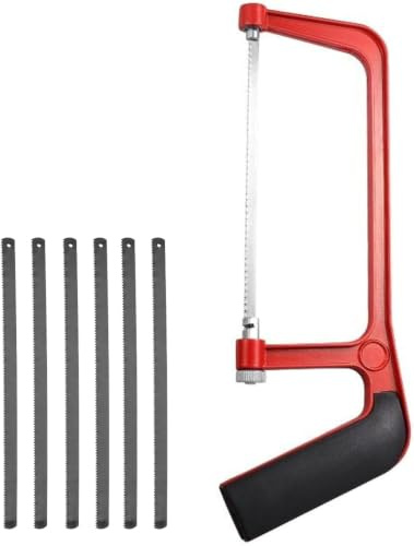 TAKONE Kindersäge 6 Zoll 6 Sägeblätter Holz Metall Holzgriff | 6 Zoll | 6 Sägeblätter | Holz & Metall | ergonomischer Holzgriff | ab 6 Jahre