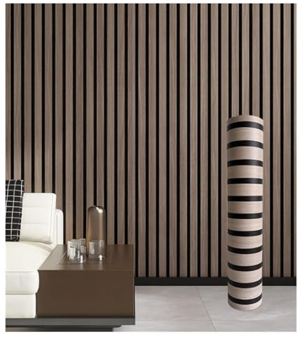 Selbstklebende Tapete in Holzoptik, 3D-Wandpaneel mit Holzmaserung, PVC-Schaumstoff-Paneelrolle for TV-Wand, Schlafzimmer, Wohnzimmer(Brown,120x2000cm/3.94x65.62ft)
