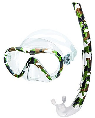 MARES 411773, Set Maske und Snorkel Unisex Erwachsene Einheitsgröße Camouflage Aqz