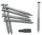 100 Pcs – 5,5 x 50 mm A4 Vis pour terrasse en acier inoxydable Torx TX 25
