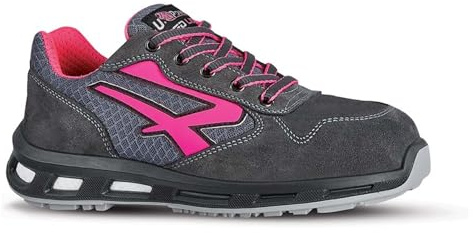 U-Power - VEROK S1P SRC låg säkerhetssko - REDLION - U-Power, Rosa grå, 42 EU