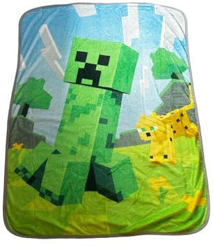 Minecraft Seidig weiche Überwurfdecke