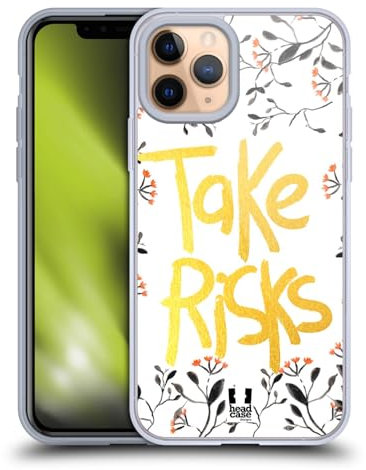 Head Case Designs Hojas Expresiones Doradas Caso Funda de Gel Suave Compatible con Apple iPhone 11 Pro