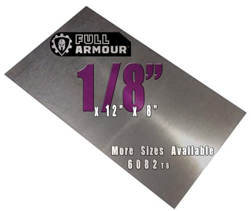 Placa/lámina de aluminio de 3 mm, 6082 t6 300mm x 200mm (30cm x 20cm)
