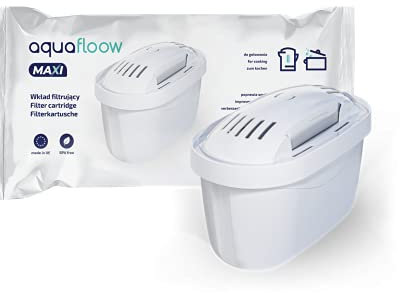 Wasserfilter Kartuschen Aquafloow Kompatibel mit BRITA Maxtra+ Filter, Britta Wasserfilter Kartuschen, 12er Pack