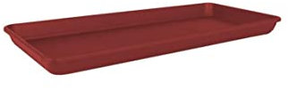 ARTEVASI Soucoupe RECTANGULAIRE Venezia XL 100CM Rouge FONCÉ