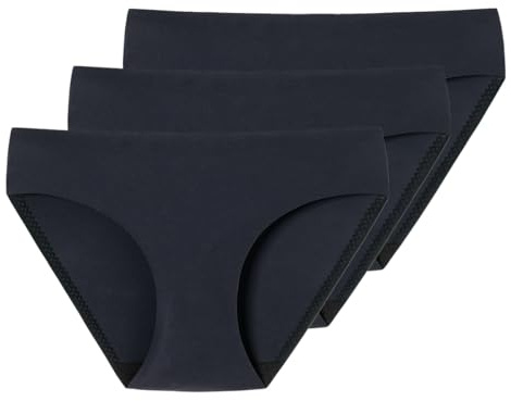 Schiesser 3er Pack Invisible Soft - Damen - Rio Slip - Unterhose - Lasercut-Abschlüsse