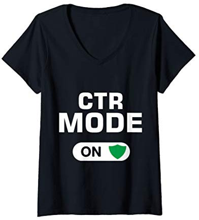 Damen LDS CTR-Ring Für Mormonen CTR-Modus Ein T-Shirt mit V-Ausschnitt
