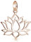 MATERIA Kettenanhänger Lotusblüte rosegold Damen - 925 Silber rose vergoldet KA-69-Rose_ohne Kette