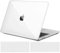 TECOOL Cover per MacBook Pro 13 Pollici 2016-2022 (M2 M1 A2338/A2289/A2251/A2159/A1989/A1706) con Touch Bar, Custodia Rigida Protettiva Sottile in Plastica e Copritastiera UE, Trasparente
