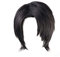 GZIRUE Schwarz Kurze Gerade Perücke Haar für Yuuta Okkotsu Cosplay Halloween Party Anime Kaisen Wig Kostüm