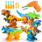 Toyzey Toys for 3 4 5 6 7 8 9 Year Old Boys, Dinosaur Toys for Boys Age 3-9 Animal Educational Toy Gifts for 3-9 Year Old Boy Girls Construction Toy