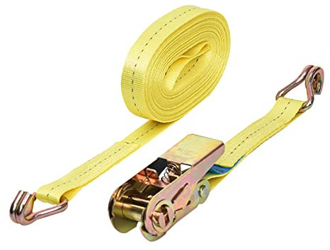 HARICSET Sangle a Cliquet Sangles D'arrimage avec Crochet Tendeur Sangle à Griffe Sangle Demenagement pour Moto Barre de Toit Porte Velo Transport Bagages Meubles(Size:0.025 * 12m)