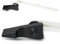 RAVINE Toilet Handle Replacement- American Standard Toilet Flush Handle with Elegant Design, Durable Toilet Flush Lever Front Mount - Easy to Install Toilet Bowl Handle Replacement (Black)