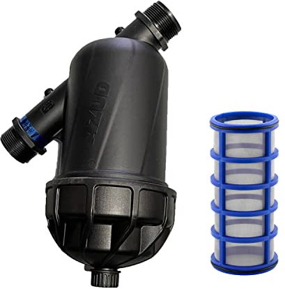 Filtro de Malla 1½ para Tuberia 50mm. Incluye Tapón de Vaciado. Riego por Goteo. Capacidad Filtrado 35 Mesh. Fabricado en Europa. Filtro Azud Modular 100, Sistema de Filtración para Agricultura