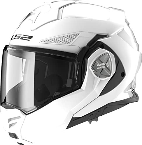 LS2 Helm Advant X Solid FF901 wit maat XXL | | Klapphelme | Ratsche | Kunststoff | geeignet für, Weiß