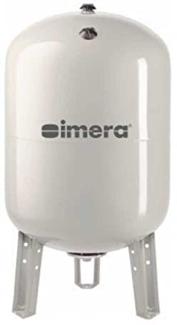 Imera - Vaso de Expansión Vertical Multiusos - Calefacción, ACS, Solar y Grupos de presión - 5 Años de Garantía - Membrana Butilo Plus - 10 Bares (200L)