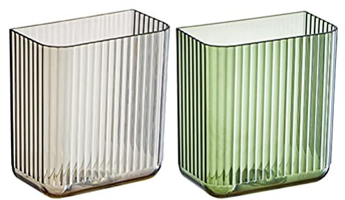 Zerodeko 2 Stücke Selbstklebende Fernbedienung Halter Wand Montiert Aufbewahrung Orangizer Stift Bleistift Make-Up Pinsel Aufbewahrungsbox Hängende Kleinigkeiten Rack Für Home Office